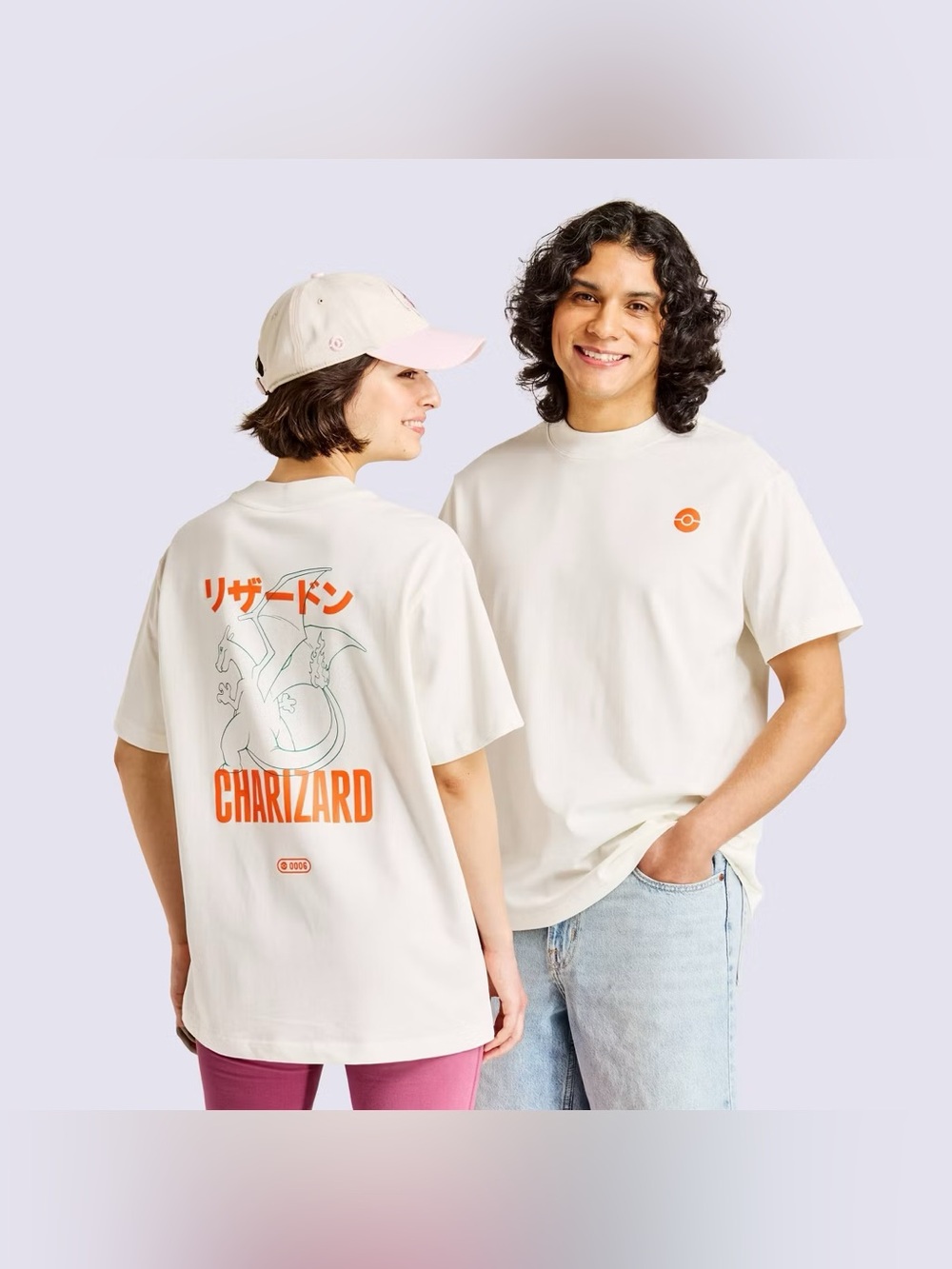 Charizard Graphic Print Short Sleeve Crewneck T-Shirt